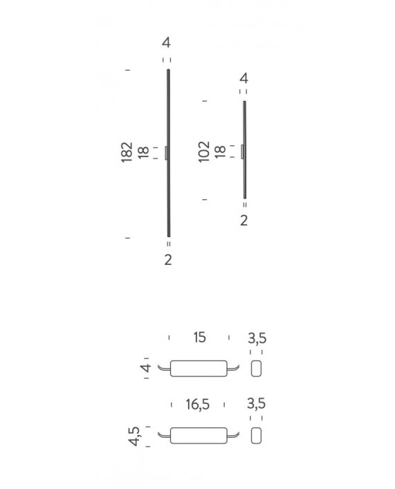 Nemo Linescapes Ceiling Lamp